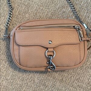 Rebecca Minkoff Blythe Purse in Pinky Beige Leather. NWOT